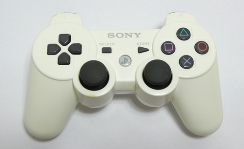 Manette ps3 officiel - manette, blanche